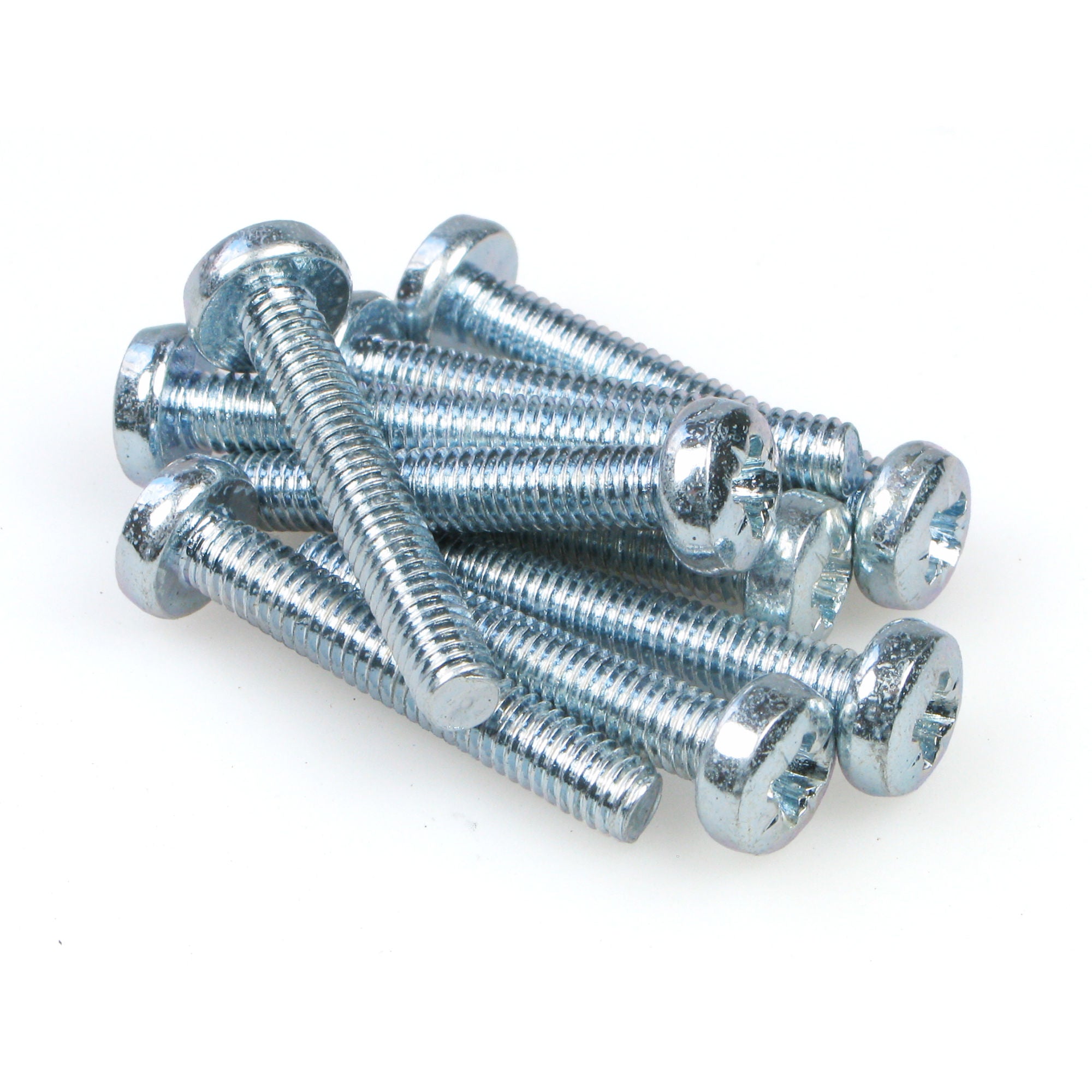 5507727 [file:5507727-1.jpg] Metal Crosshead Screw, M4 x 25 (10 x 5 pcs) (5 Packs of 10 packets, 50 pcs total)