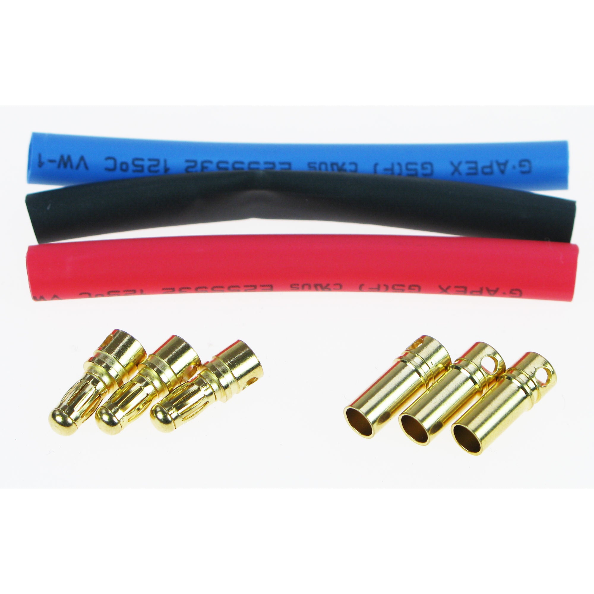 5508132-1 Gold 3.5mm Connectors (3 Pairs)