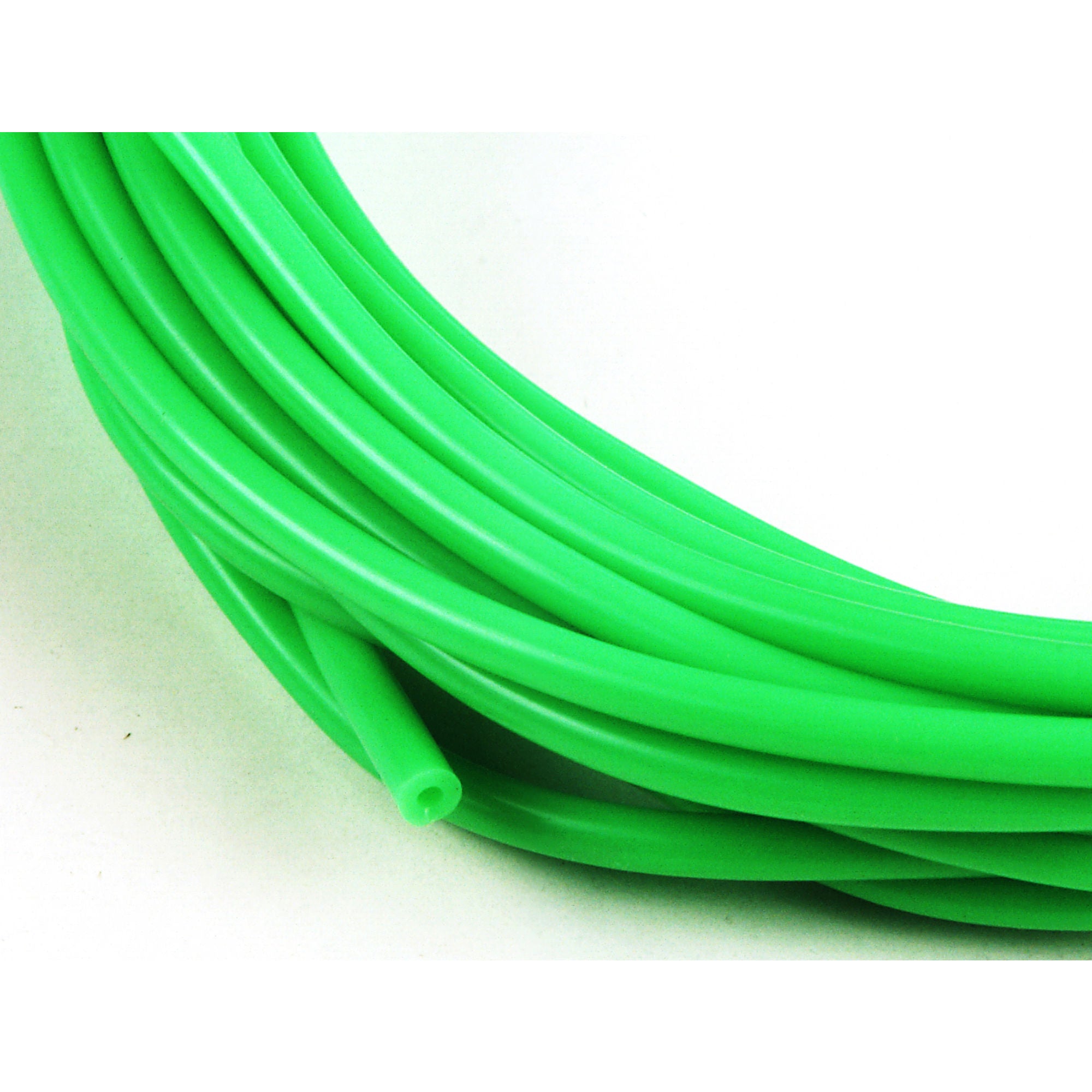 5508540 [file:5508540-1.jpg] Silicone Fuel Tube 2mm (3/32) x 10m, Neon Green