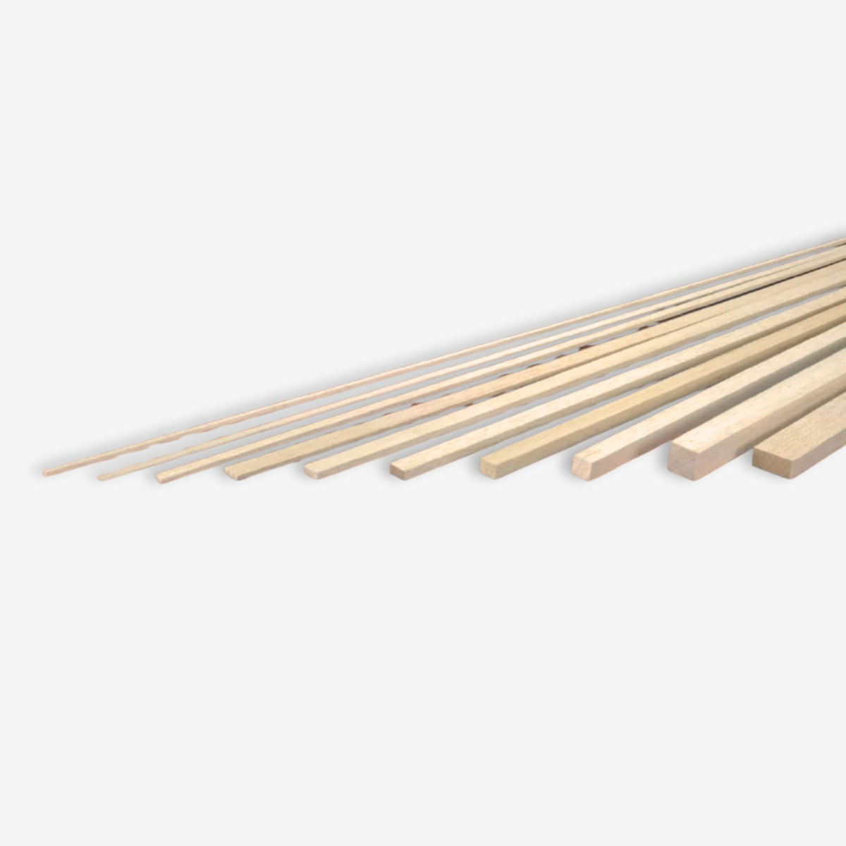 Balsa Rectangular Strip, 3/16 x 1/4 x 36in (~4.8 x 6.4 x 914mm)