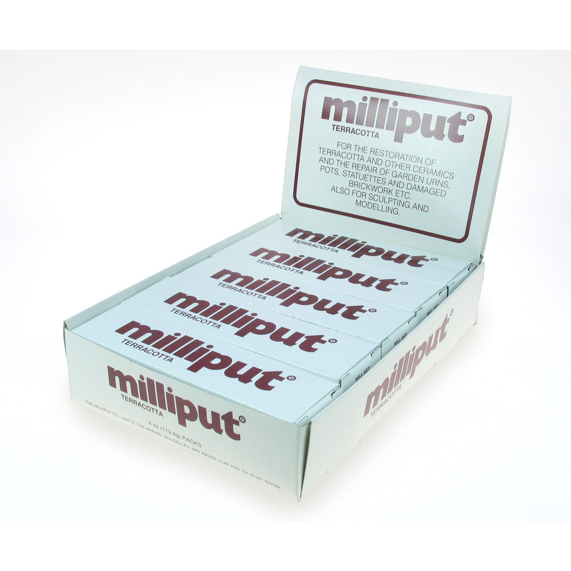 5525163 [file:5525163-1.jpg] Milliput Terracotta (10 pcs)