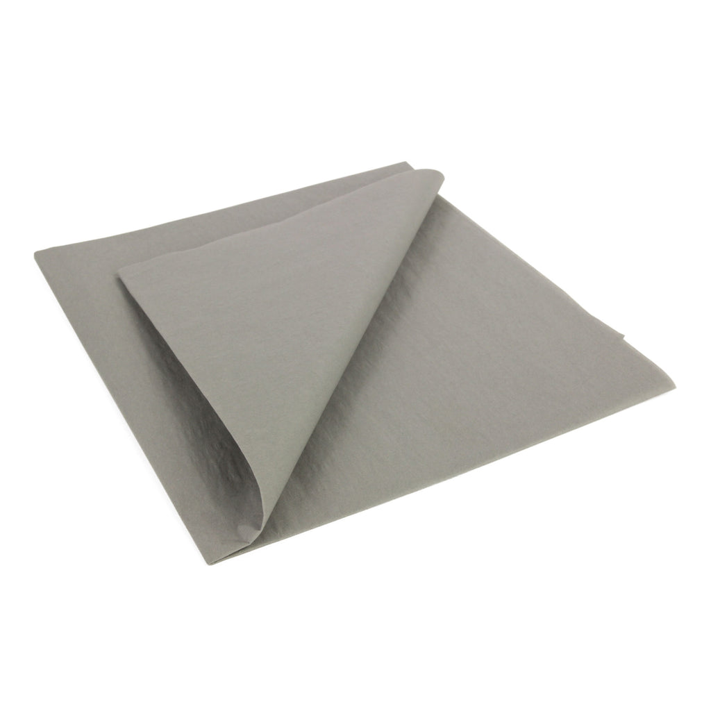 5525201 [file:5525201-1.jpg] Lightweight Tissue Covering Paper 50 x 76cm - Carrier Grey (5 Sheets)
