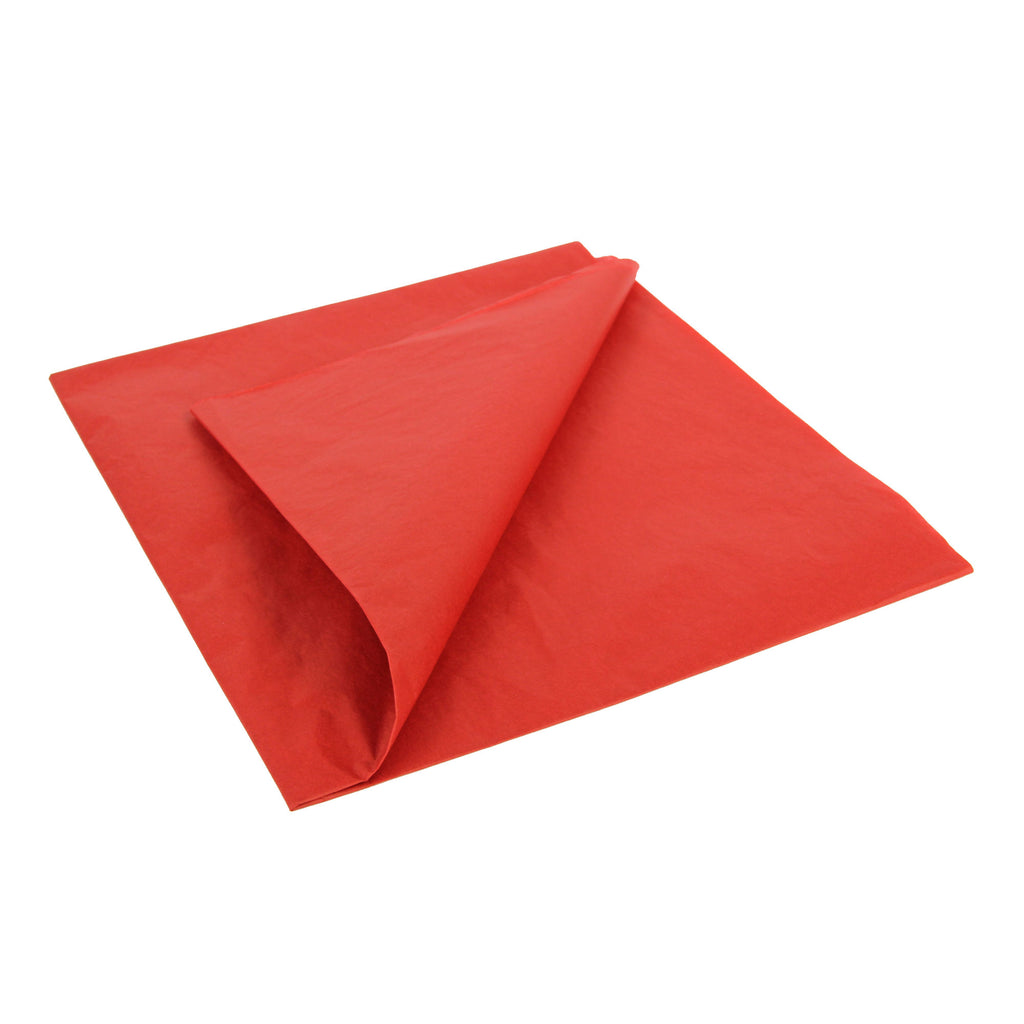 5525205 [file:5525205-1.jpg] Lightweight Tissue Covering Paper 50 x 76cm - Reno Red (5 Sheets)