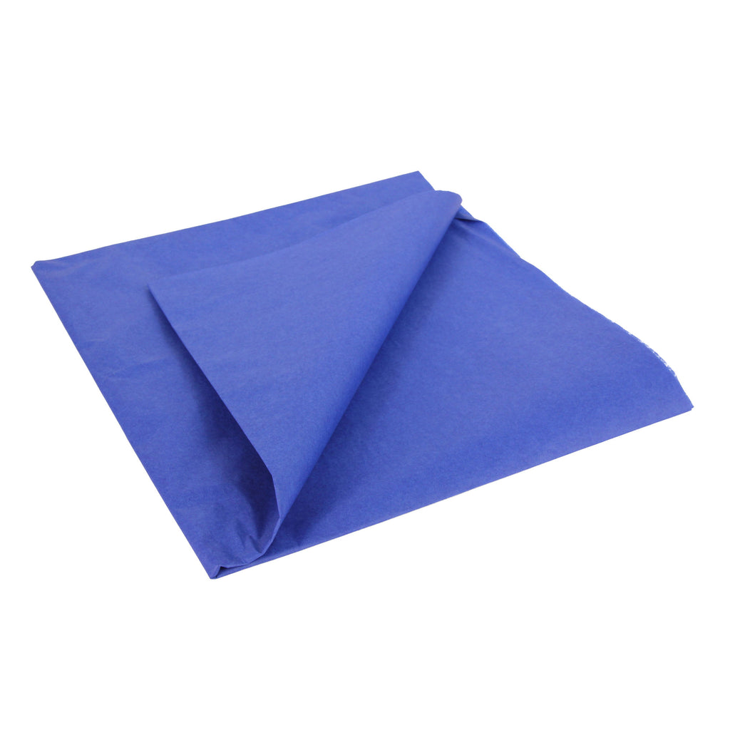 5525207 [file:5525207-1.jpg] Lightweight Tissue Covering Paper 50 x 76cm - Fighter Blue (5 Sheets)