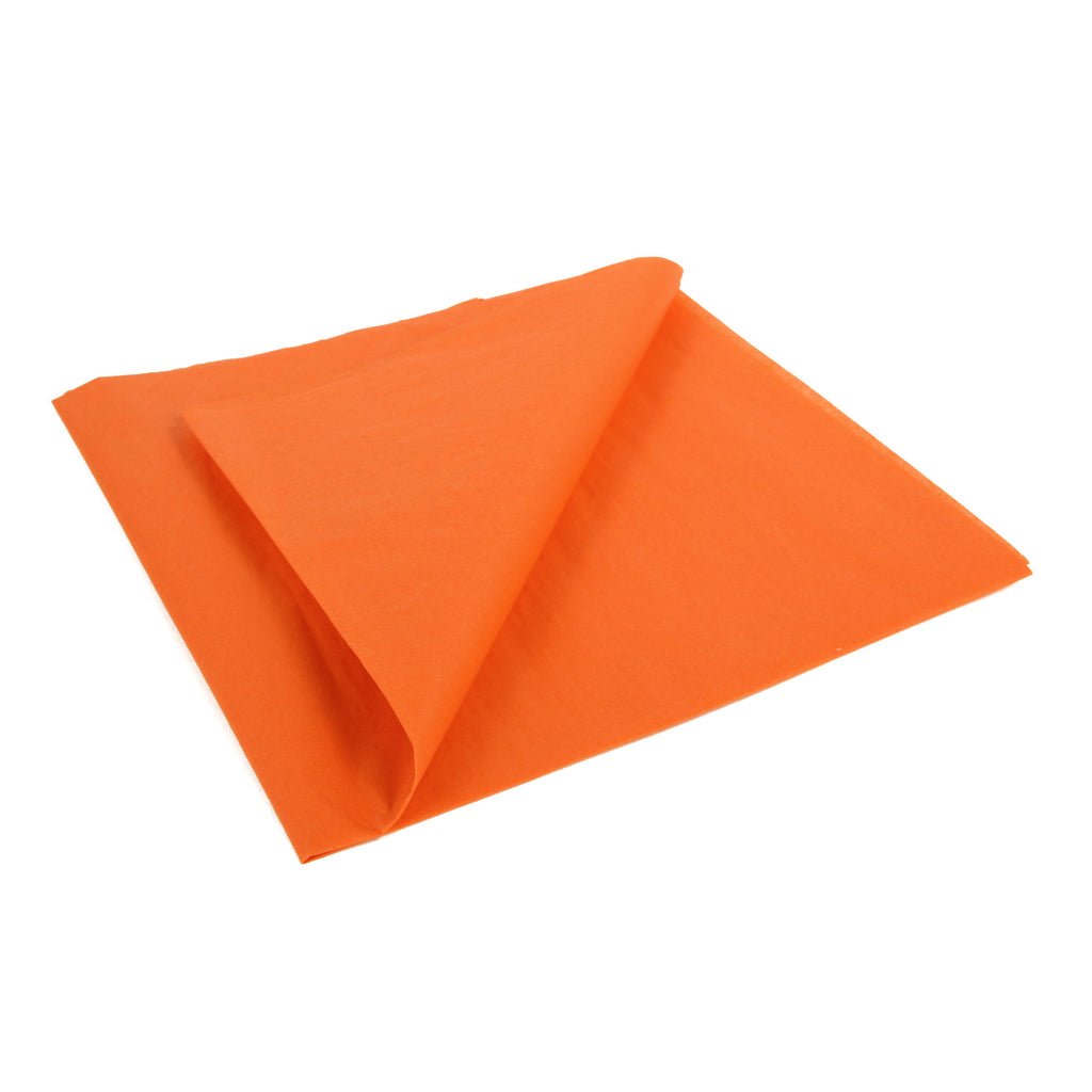 5525221 [file:5525221-1.jpg] Lightweight Tissue Covering Paper 50 x 76cm - Golden Orange (5 Sheets)