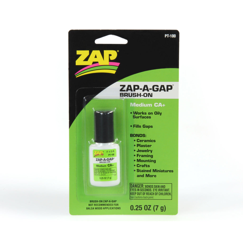 5525638-1 [file:5525638-1.jpg] PT100 Zap-A-Gap CA+ Brush-On 1/4oz (Medium)