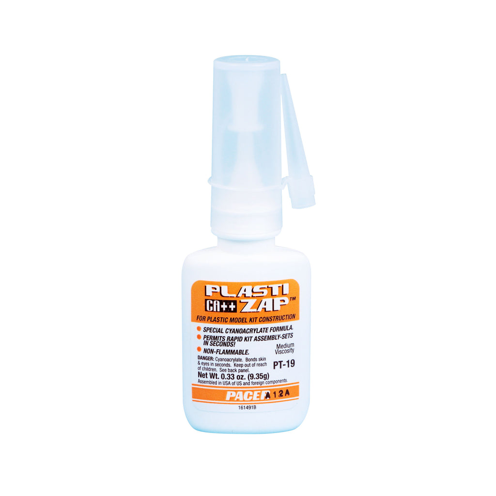 5525680-1 [file:5525680-1-1.jpg] PT19 Plasti-Zap CA Glue 1/3oz (Medium)