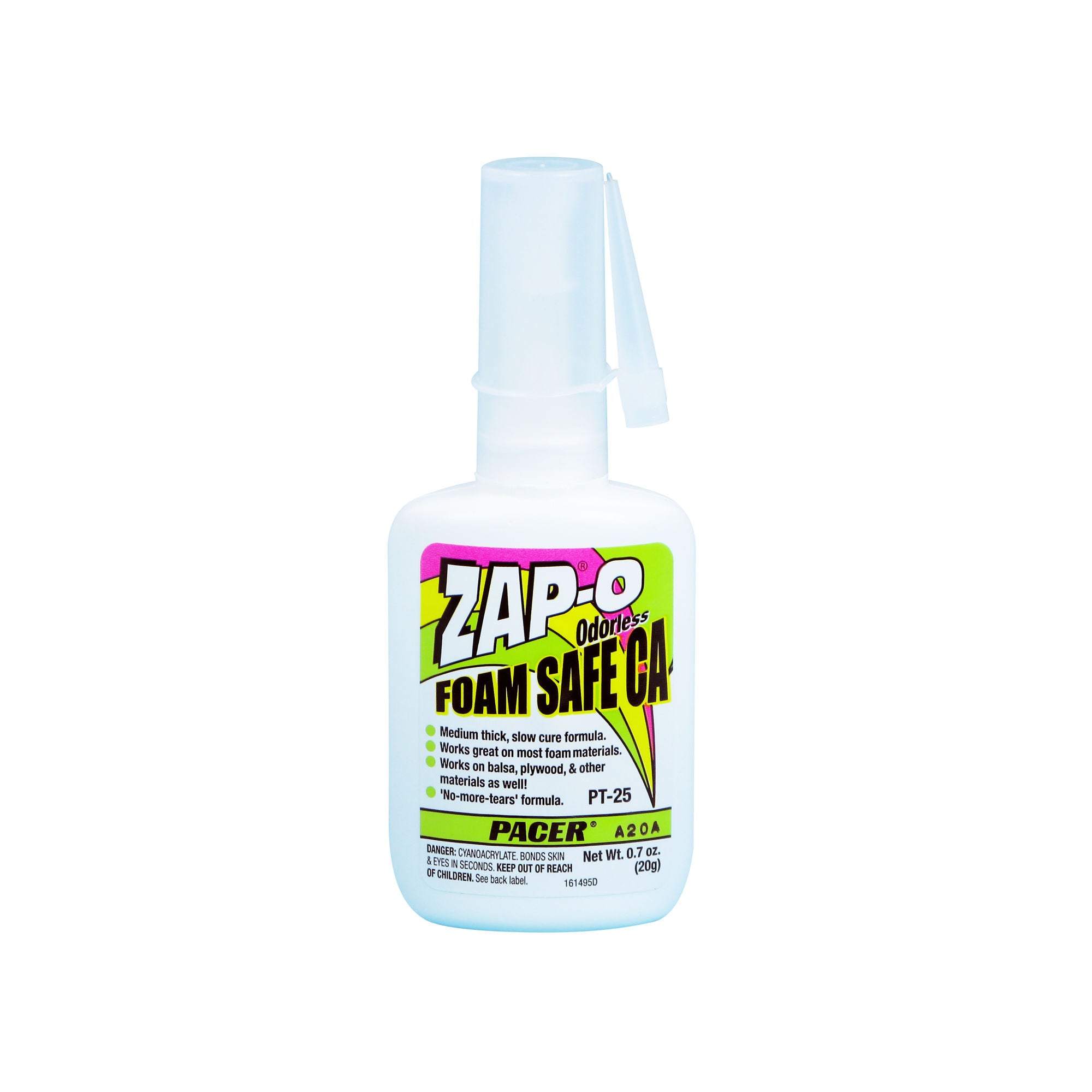 5525690-1 [file:5525690-1-1.jpg] PT25 Zap-O Foam Safe CA Glue .7oz
