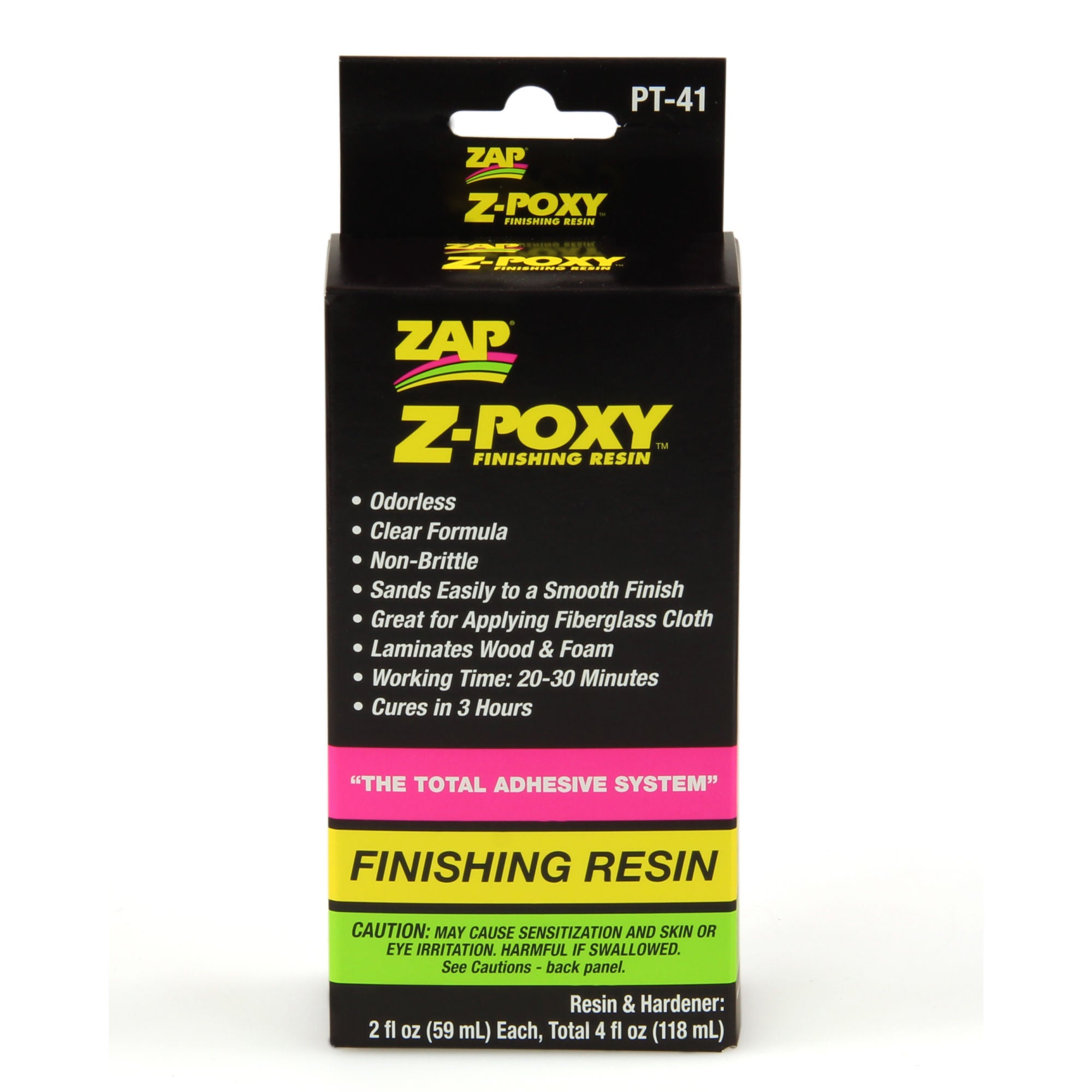 5525788 [file:5525788-1.jpg] PT41 Z-Poxy Finishing Resin 4oz (Box of 6)