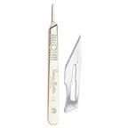 5535627-2 [file:5535627-2.jpg] Surgical Knife Handle No. 3 & #10A Blades Metal