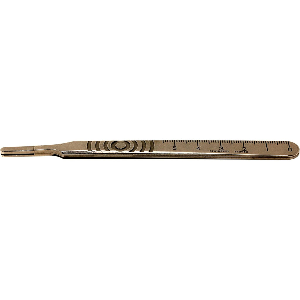 5535666-3 [file:5535666-3.jpg] Knife Handle Graduated Stainless No.4