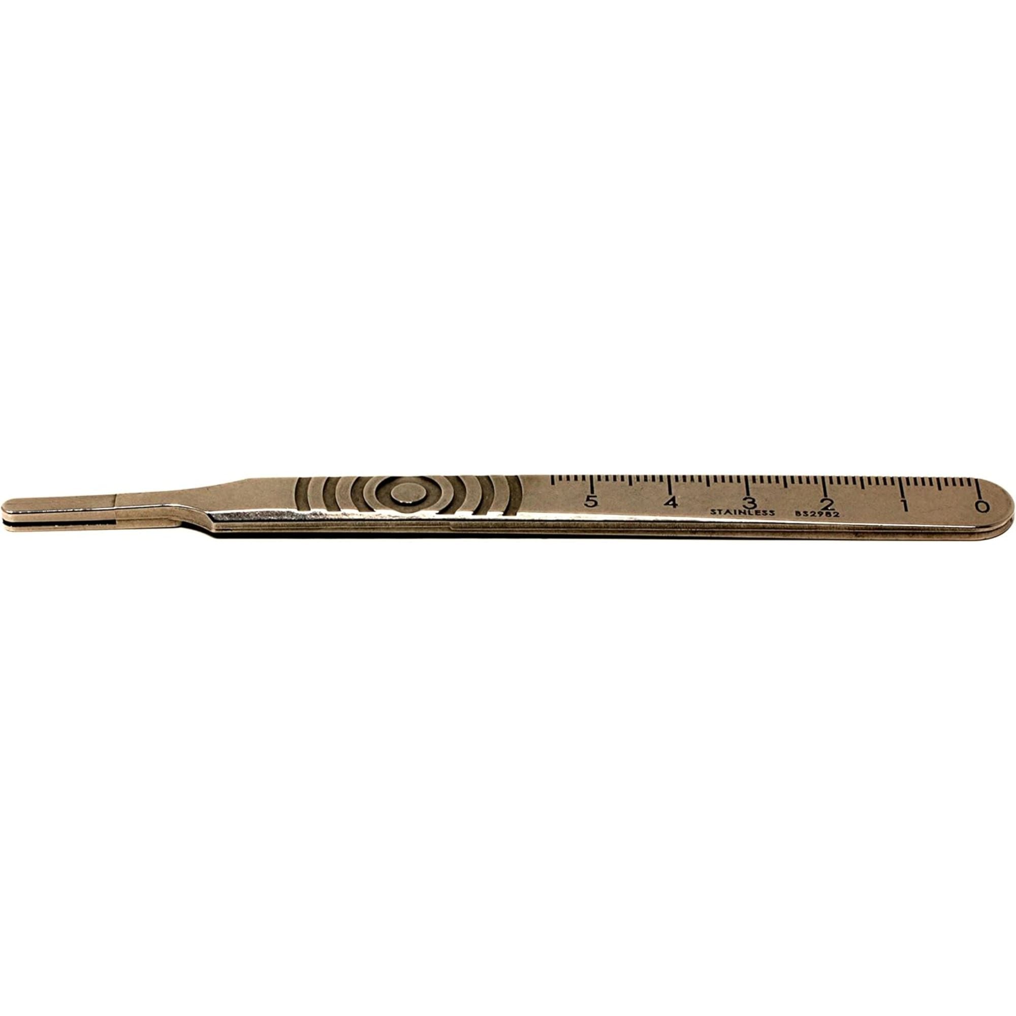 5535666-3 [file:5535666-3.jpg] Knife Handle Graduated Stainless No.4