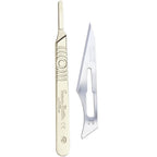 5535667-2 [file:5535667-2.jpg] Surgical Knife Handle No. 4 & #26 Blades Metal