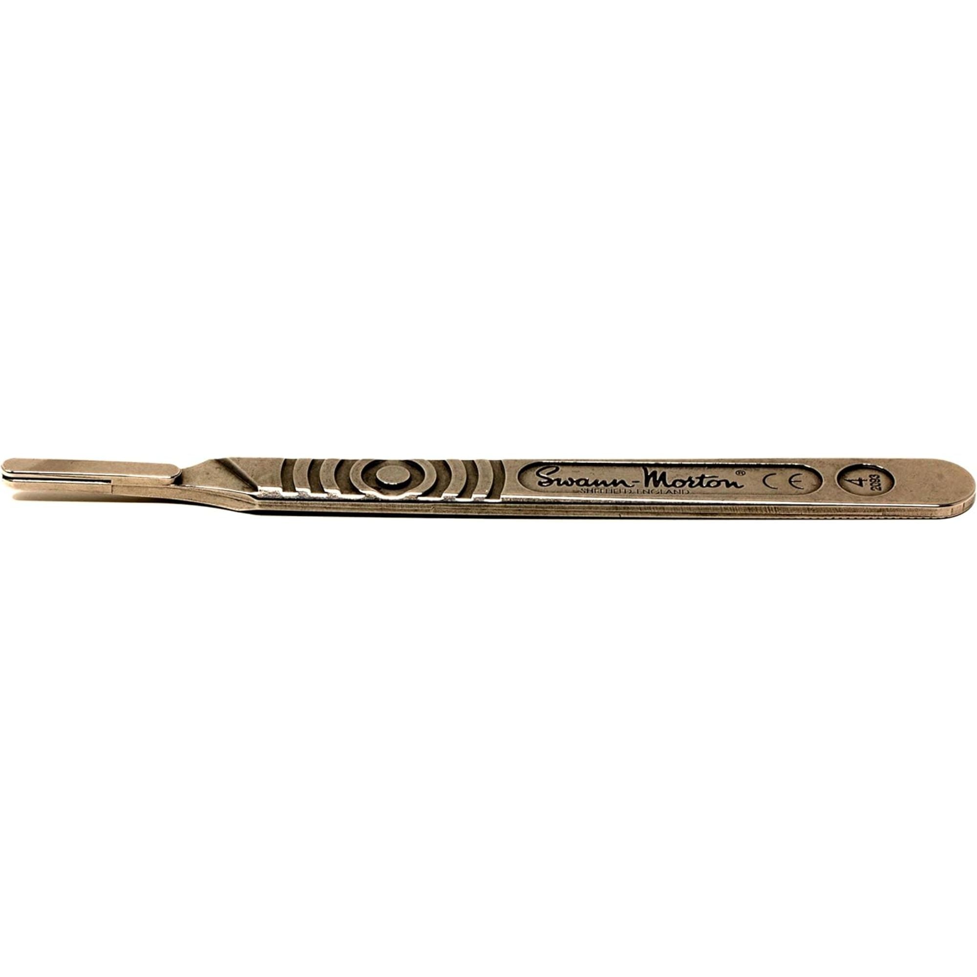 5535667-4 [file:5535667-4.jpg] Surgical Knife Handle No. 4 & #26 Blades Metal
