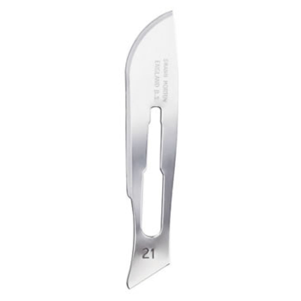 5535680 [file:5535680-1.jpg] Surgical Knife Blades 21 (20 packets of 5 blades, 100 pcs Total)