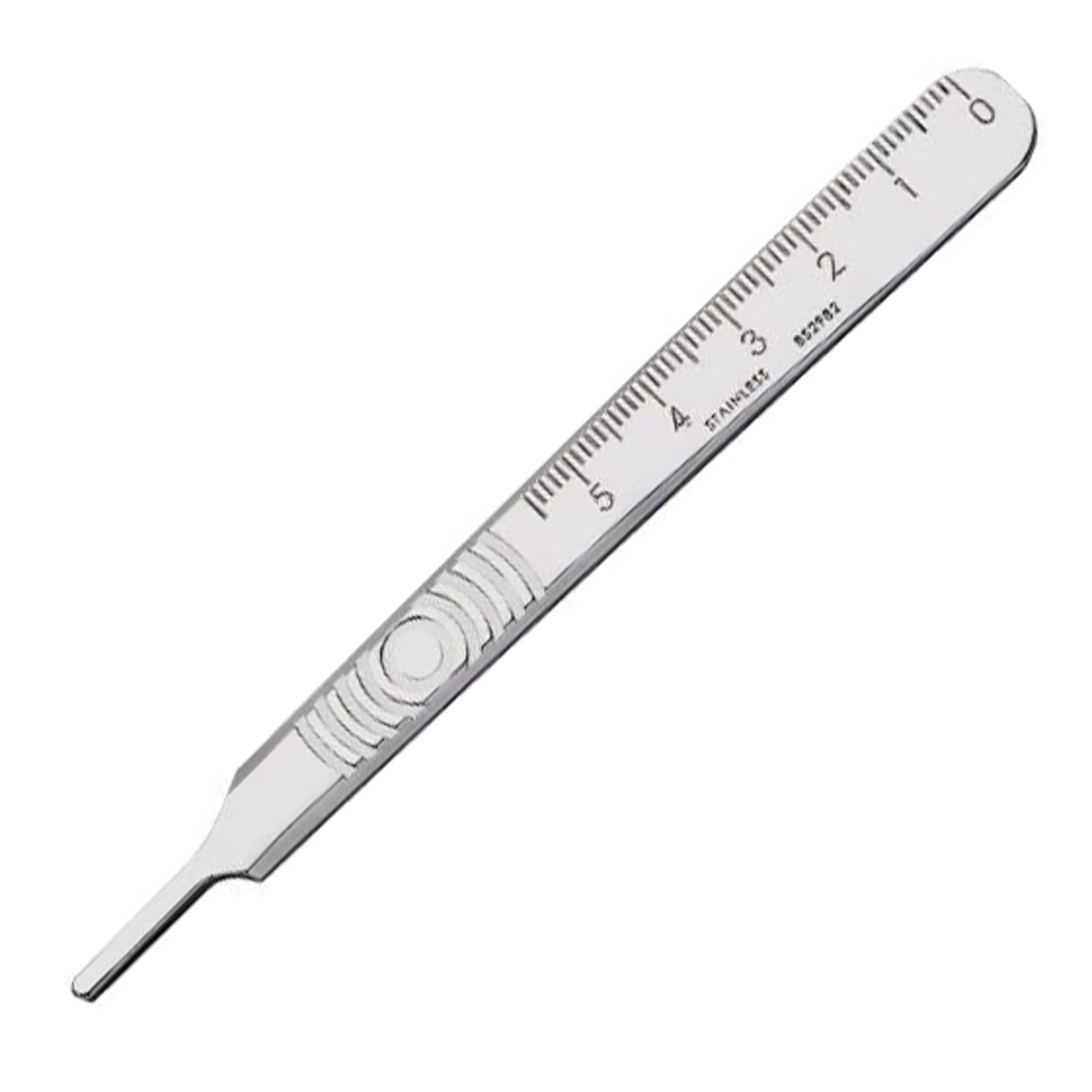 5535731-1 [file:5535731-1.jpg] Knife Handle Graduated Stainless No.3 (Non-sterile)
