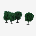 5546065 [file:5546065-1.jpg] Lichen Avenue Trees, 7cm (Dark Green) (4 pcs) (1030)