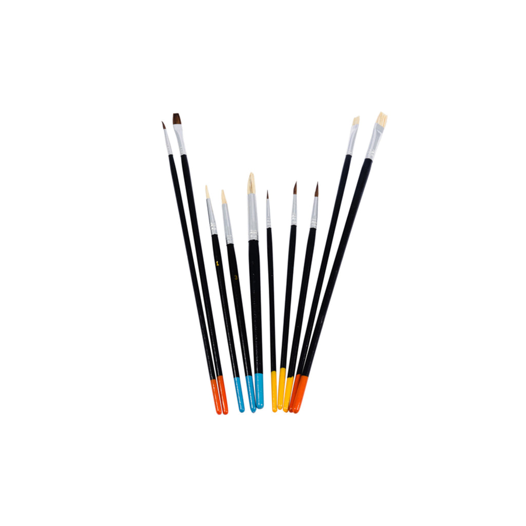 Brush Set, Natural (10 pcs)