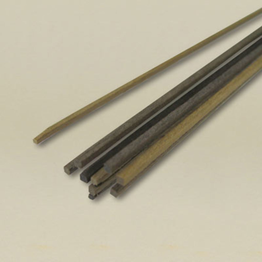 Walnut Square Rod Packs, 1.5mm