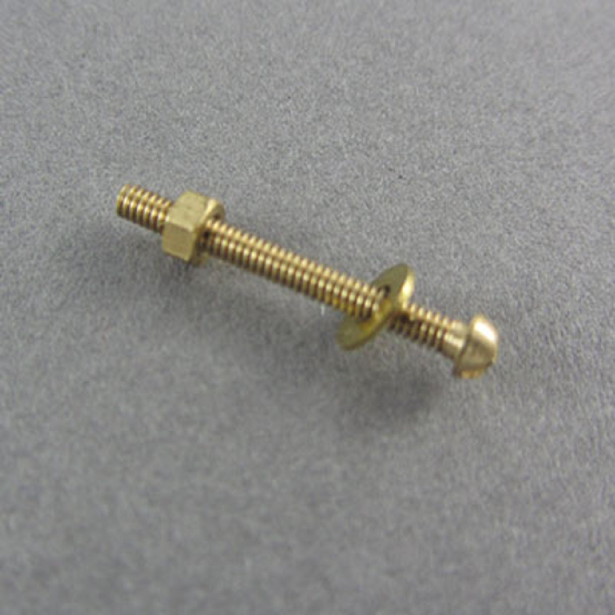 Bolt brass 10BA  16mm long (10 pcs)