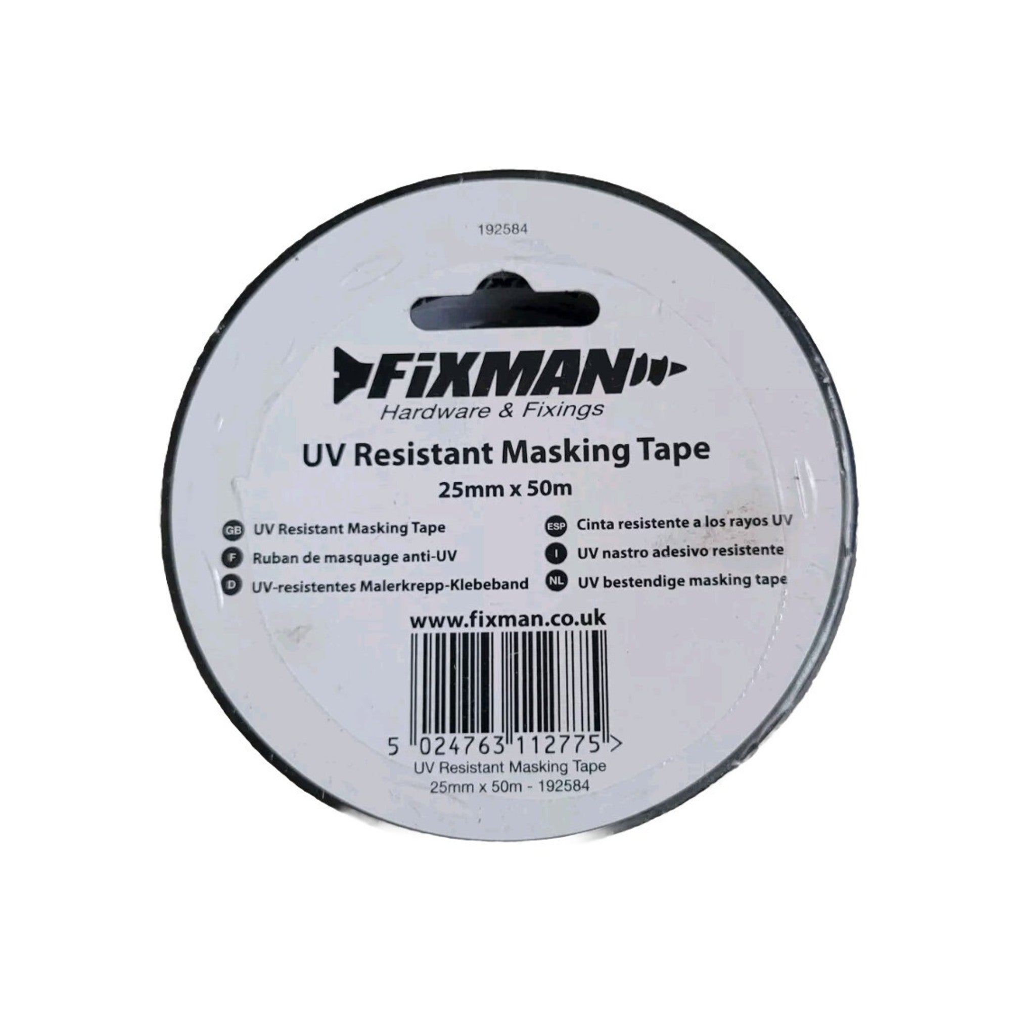 Masking Tape 25mm  50m UV-Resistant