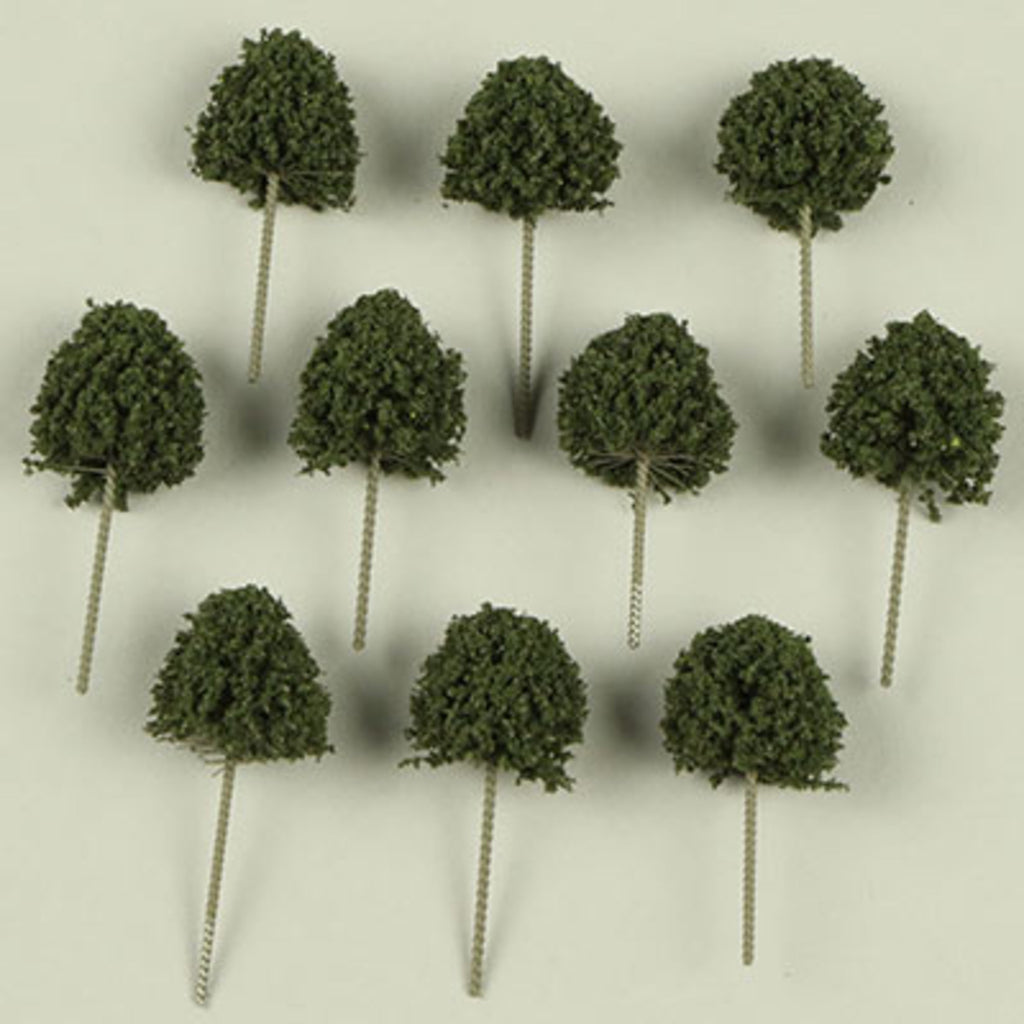 Dark green string & wire tree packs - 6-8mm (10 pcs)