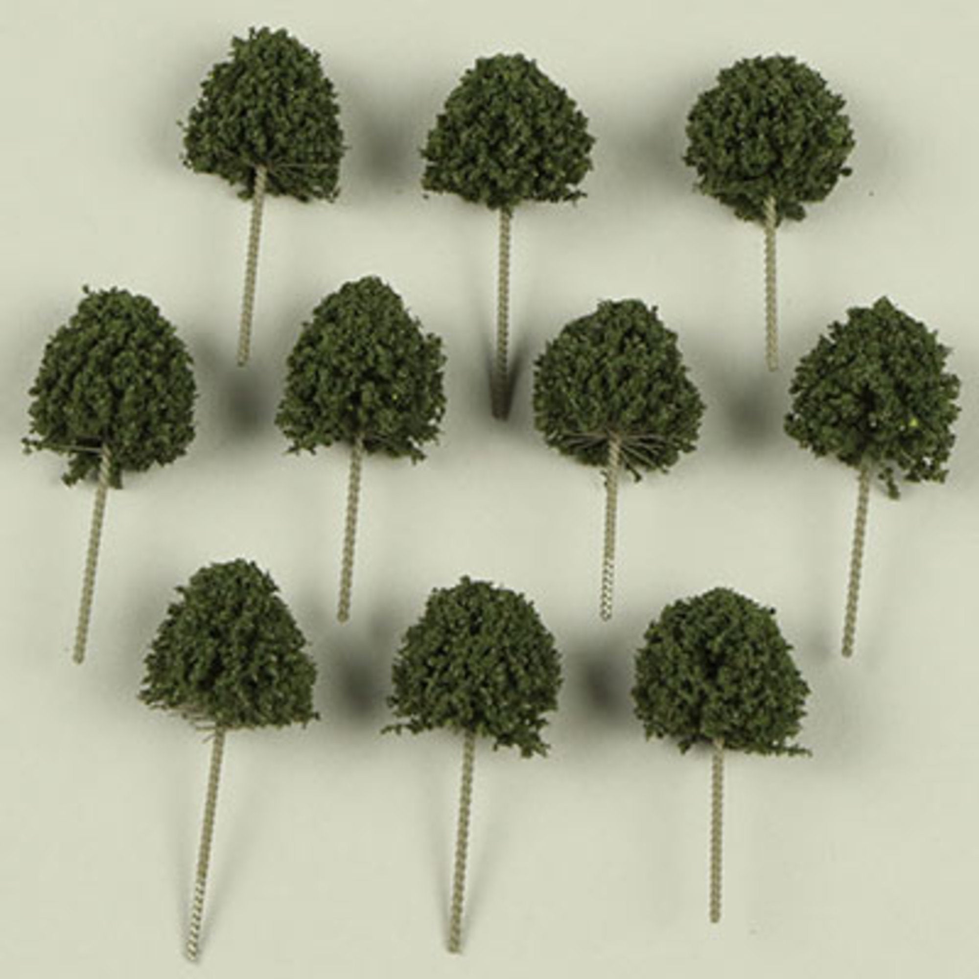 Dark green string & wire tree packs - 6-8mm (10 pcs)