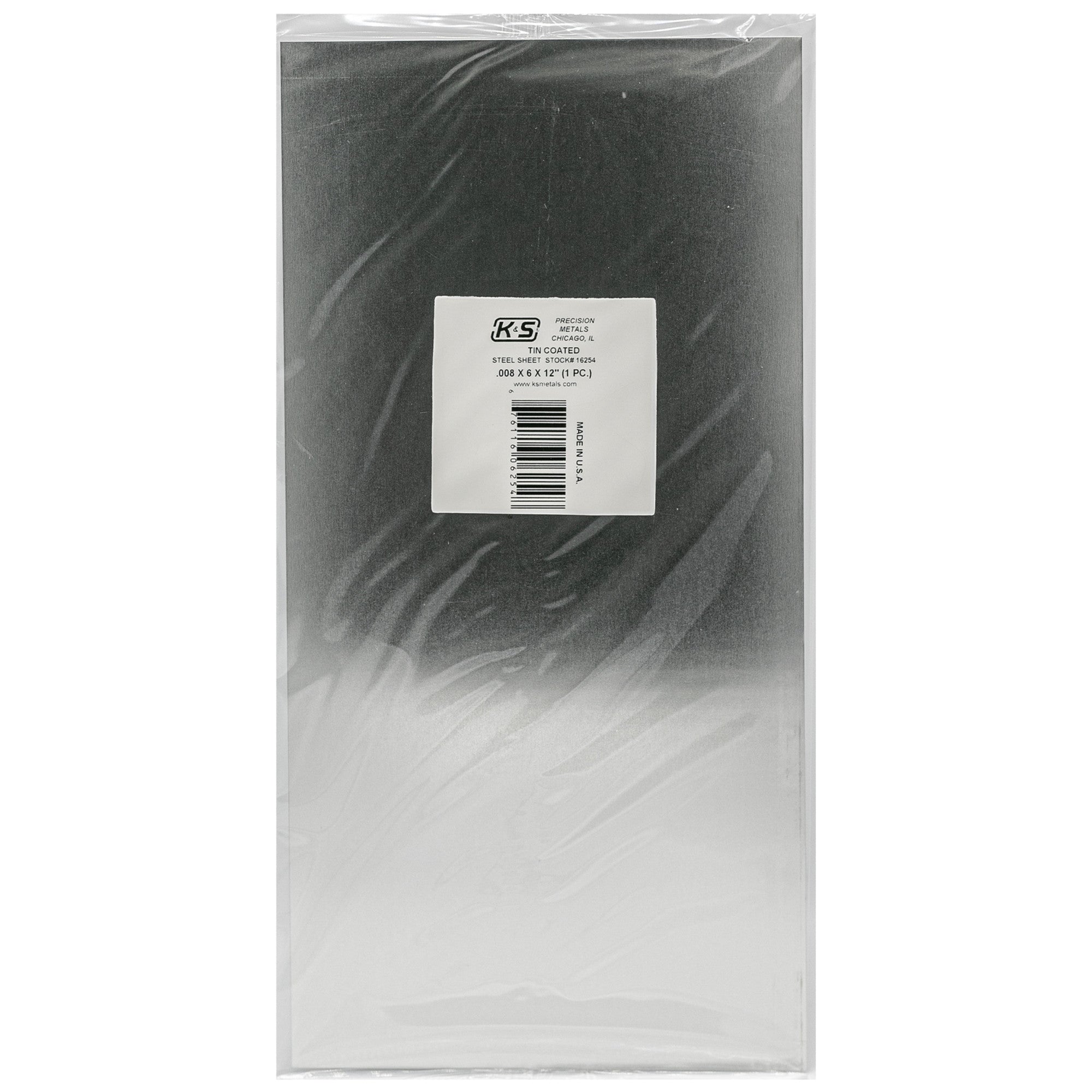 Tin Coated Steel Sheet .008  6  12in