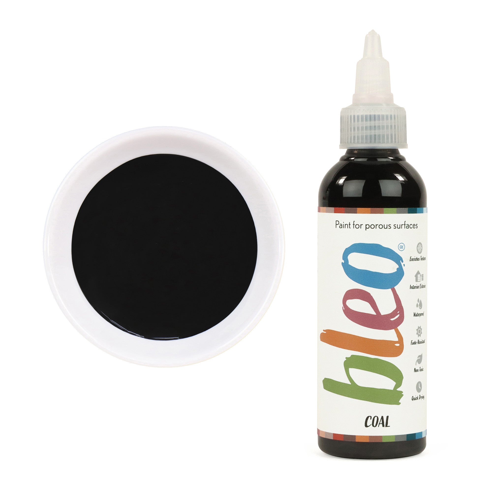 Bleo Gel Paint, Coal (100ml)