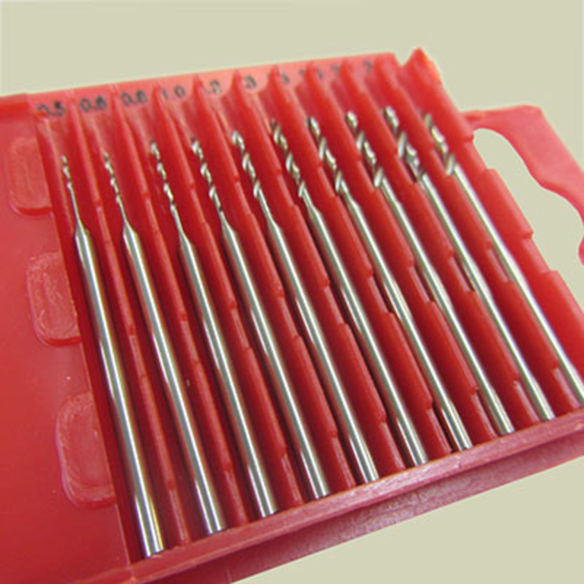 HSS twist drill bit set 0.5 - 2.2mm