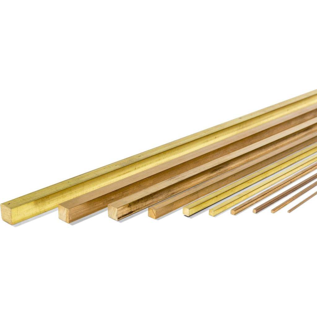 Brass Square Rod 1.0  1000mm