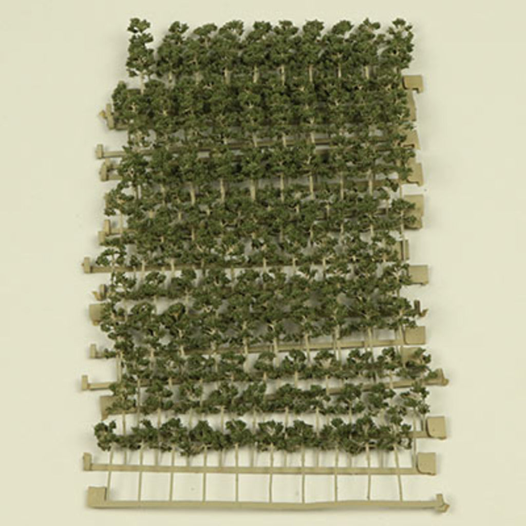 Dark Green Etched Tree Packs - 6mm (300 pcs)