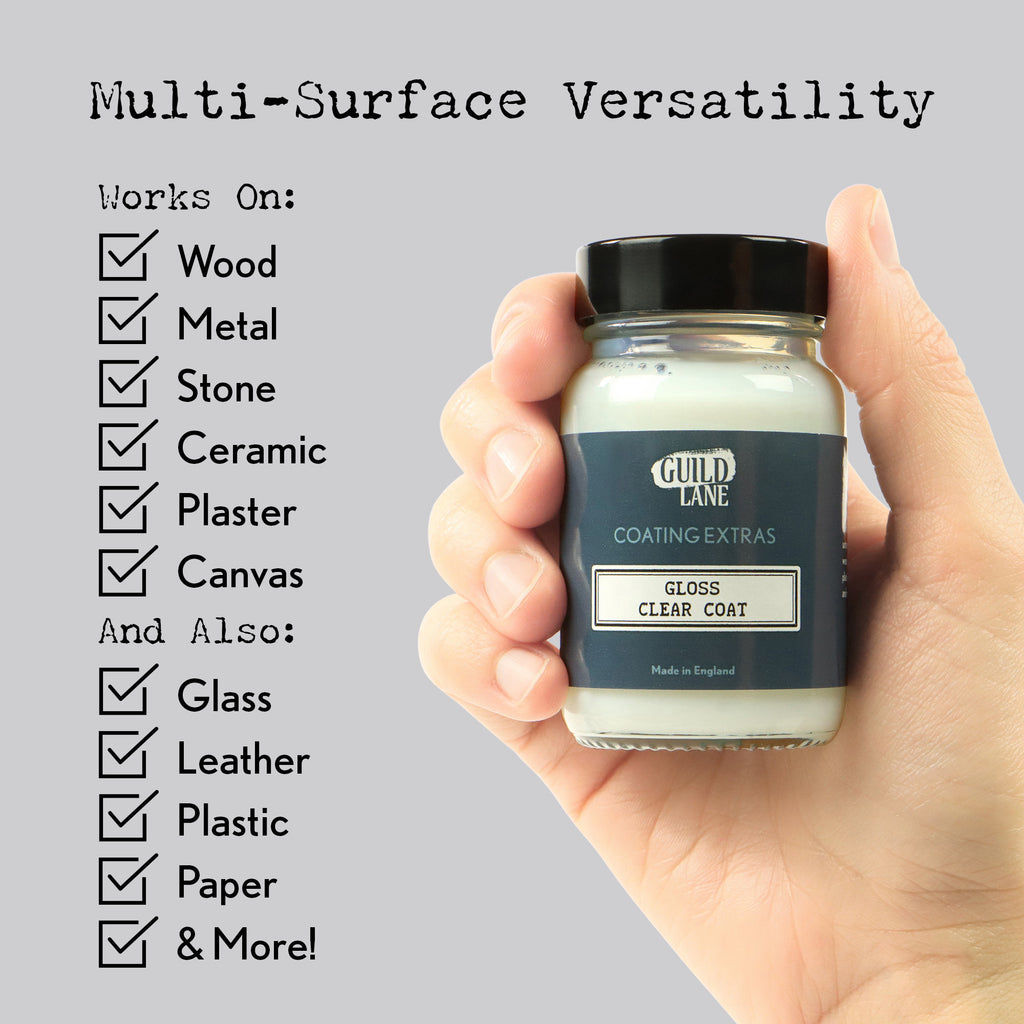 Acrylic Gloss Top Coat, Clear (60ml Jar)