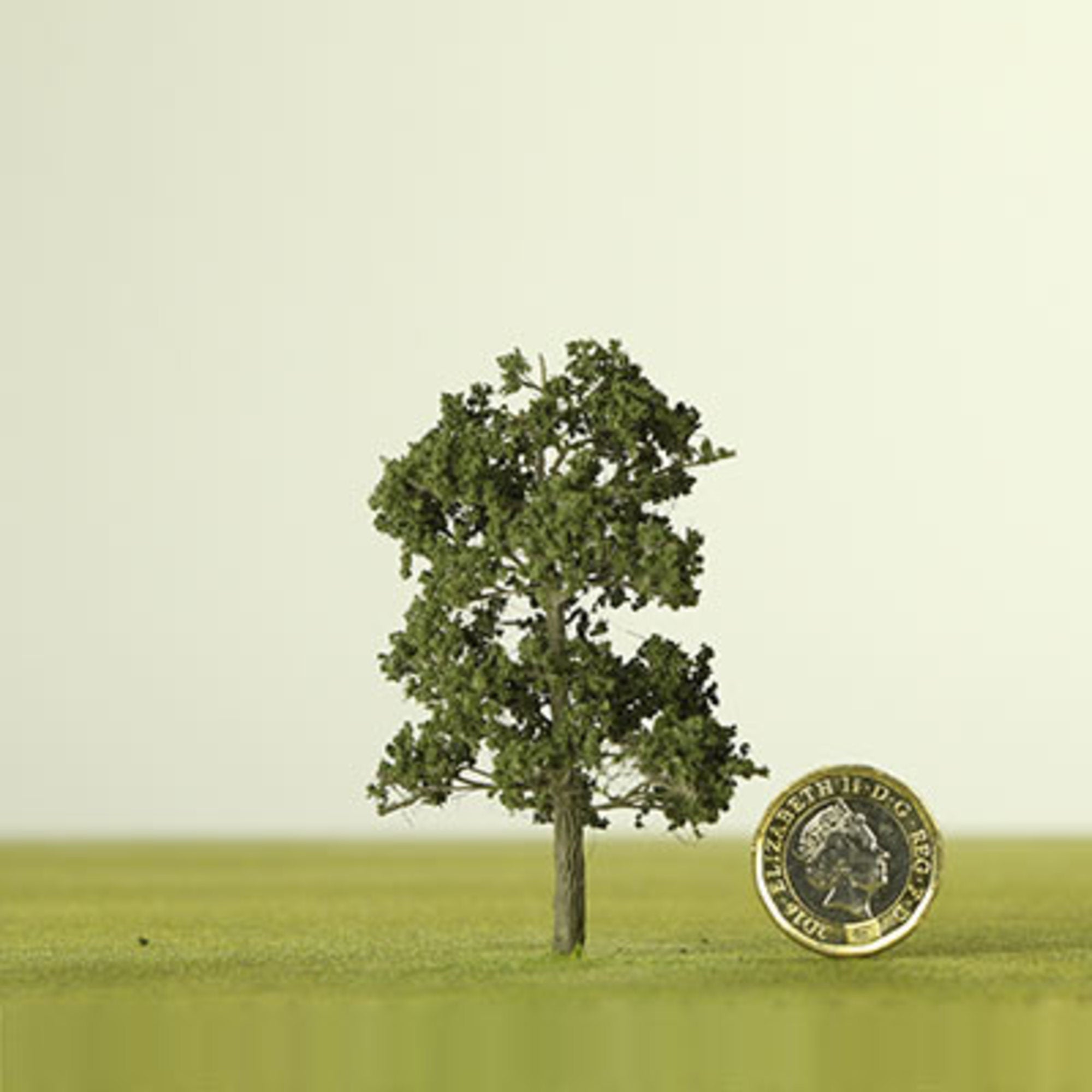 Dark Green Etched Tree - 6mm
