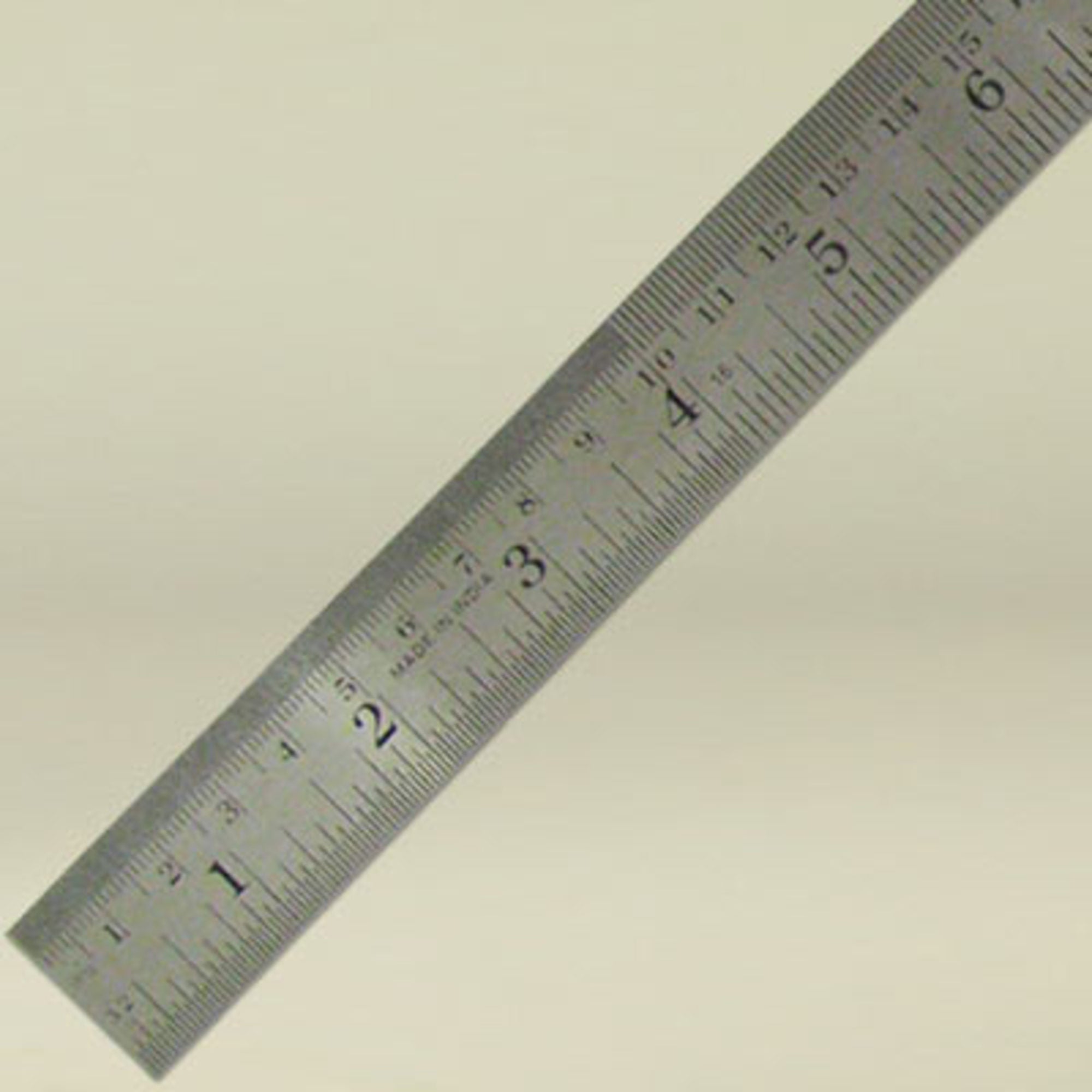 Steel rule, 304mm flat metal
