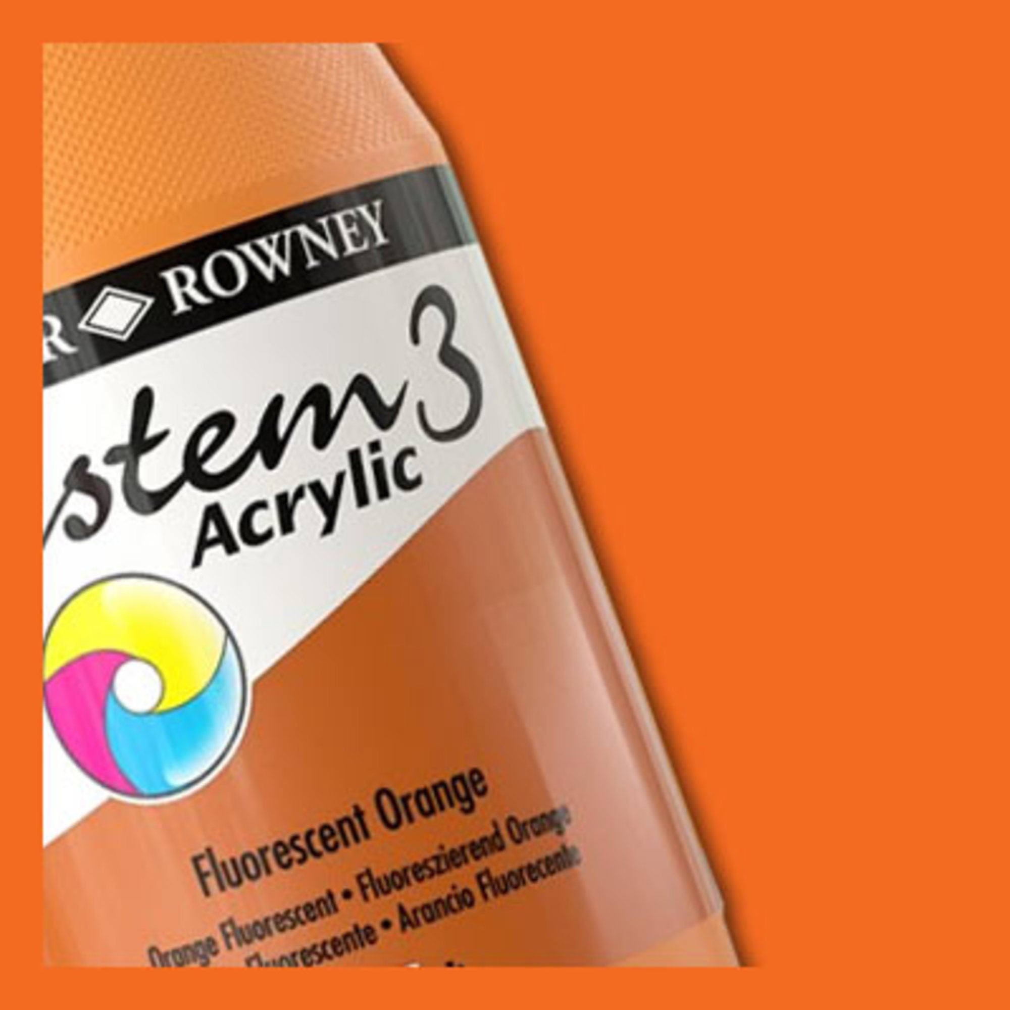 System 3 Fluorescent Orange 500ml