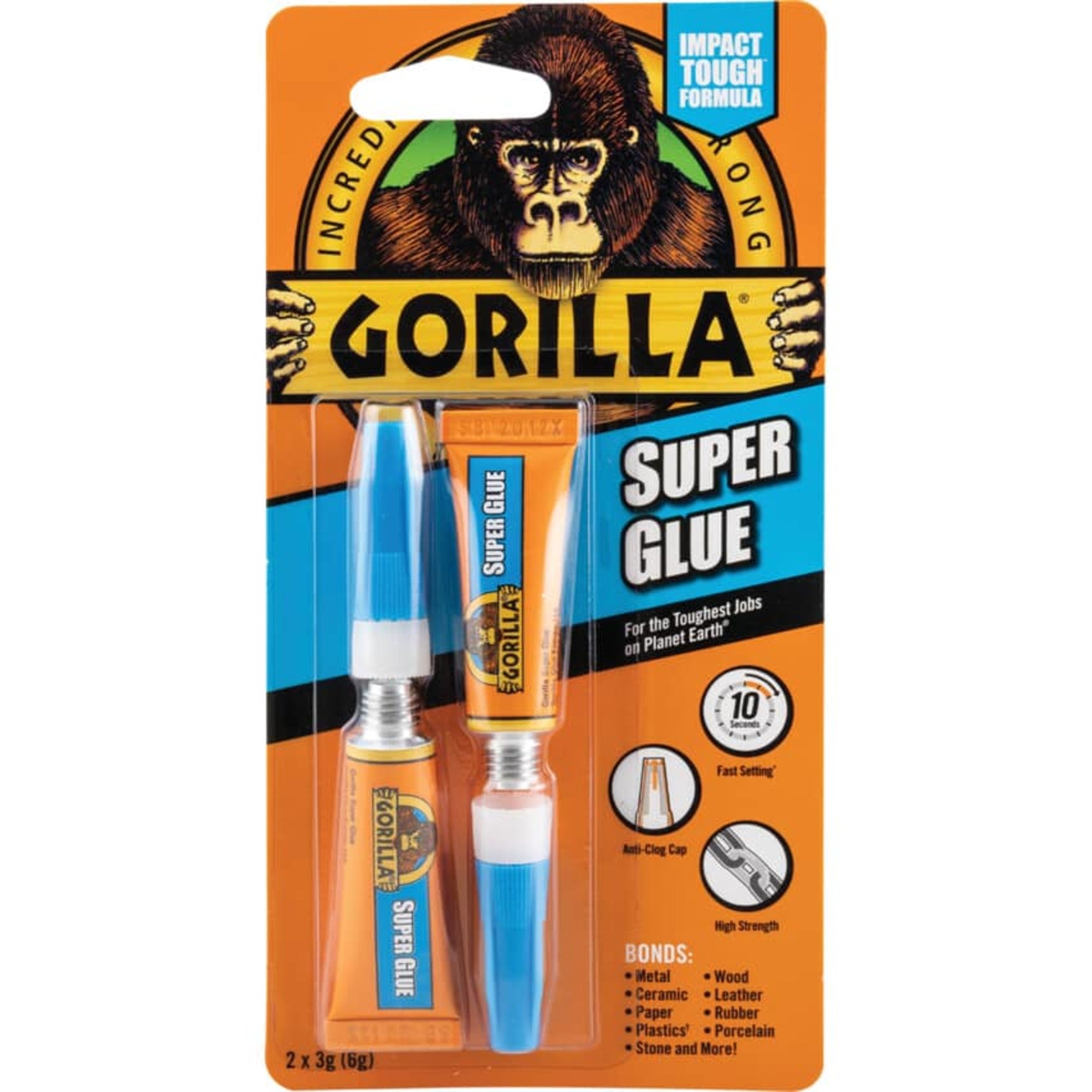 Gorilla super glue 2  3g tube