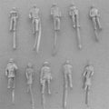 1:200 Figures Standing Metal (10 pcs)