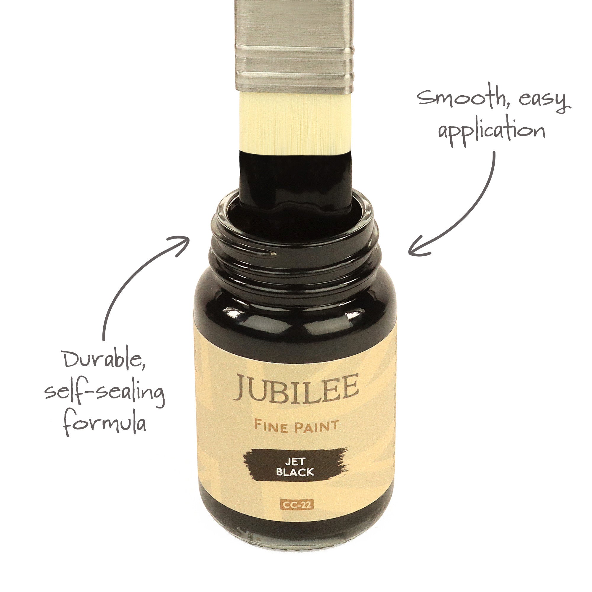 Jubilee Maker Paint (CC-22), Jet Black (60ml)