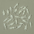 1:100 Figures Assorted (25 pcs) White