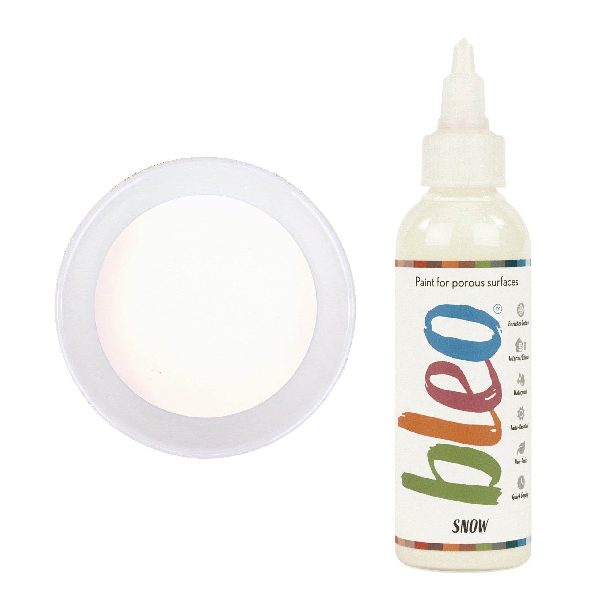 Bleo Gel Paint, Snow (100ml)