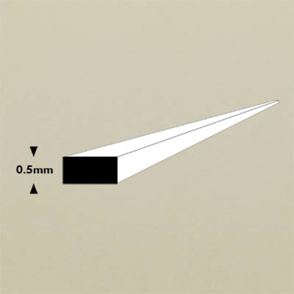 ASA Rectangular Rod 0.5  2.0  1000mm