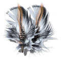 Feathers Assorted Brown (3 pcs)