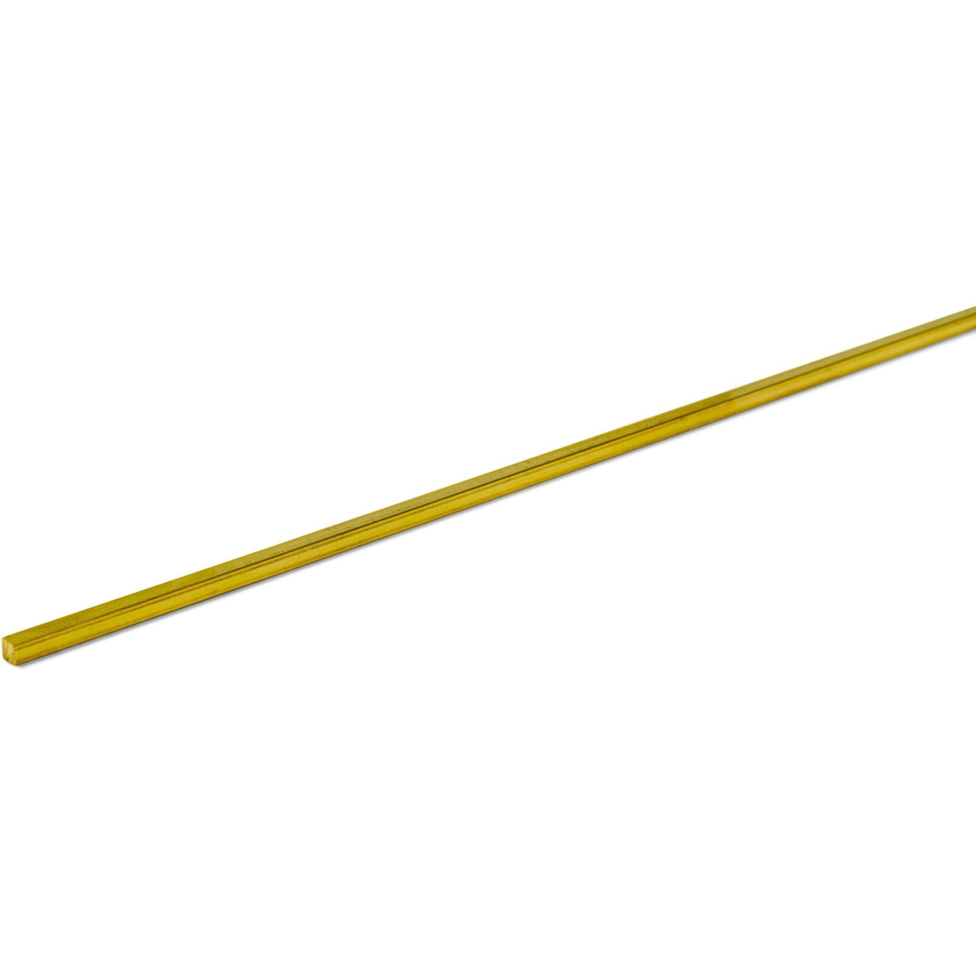 Brass Square Rod 1.0  1000mm