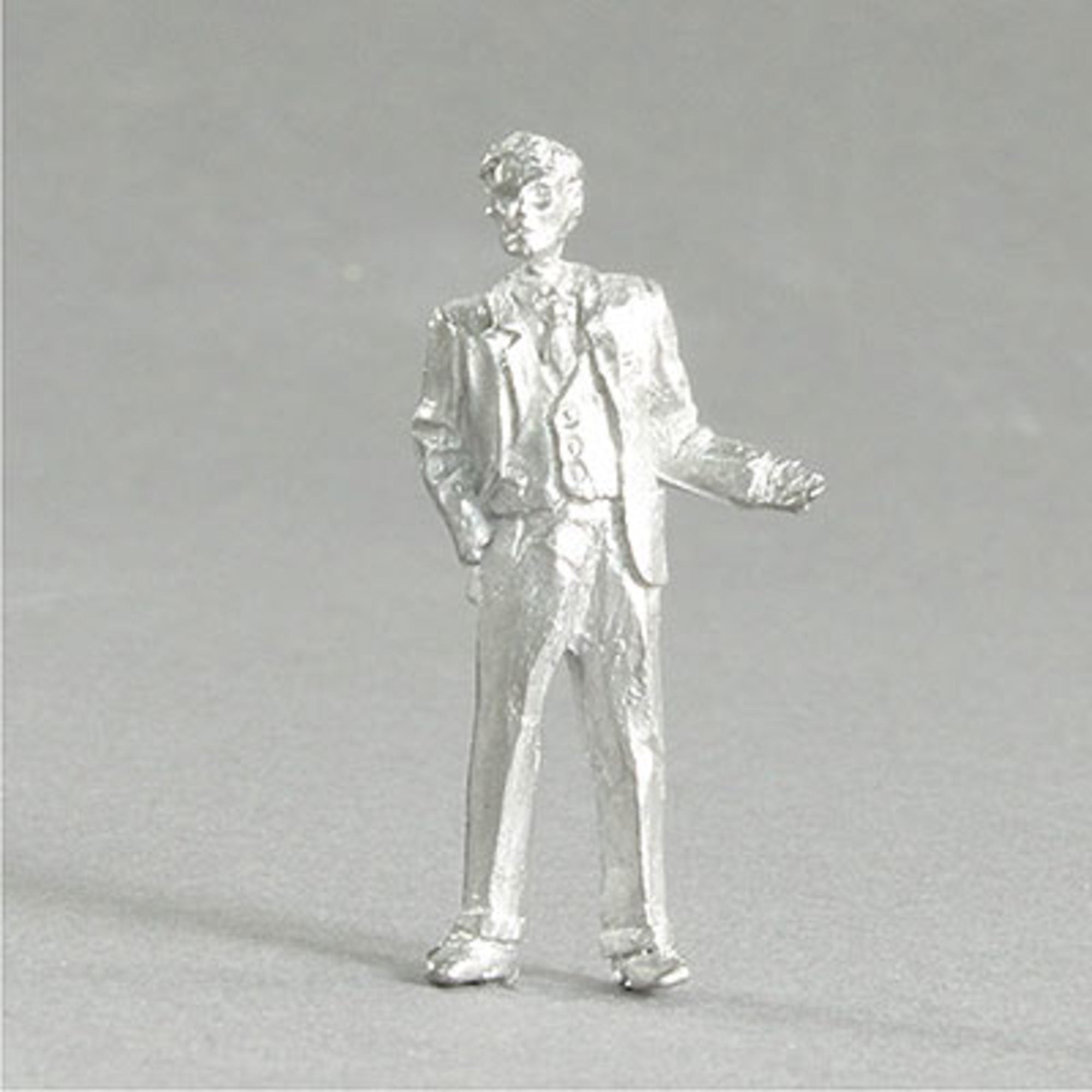 1:50 Smart Male with Raised Left Hand