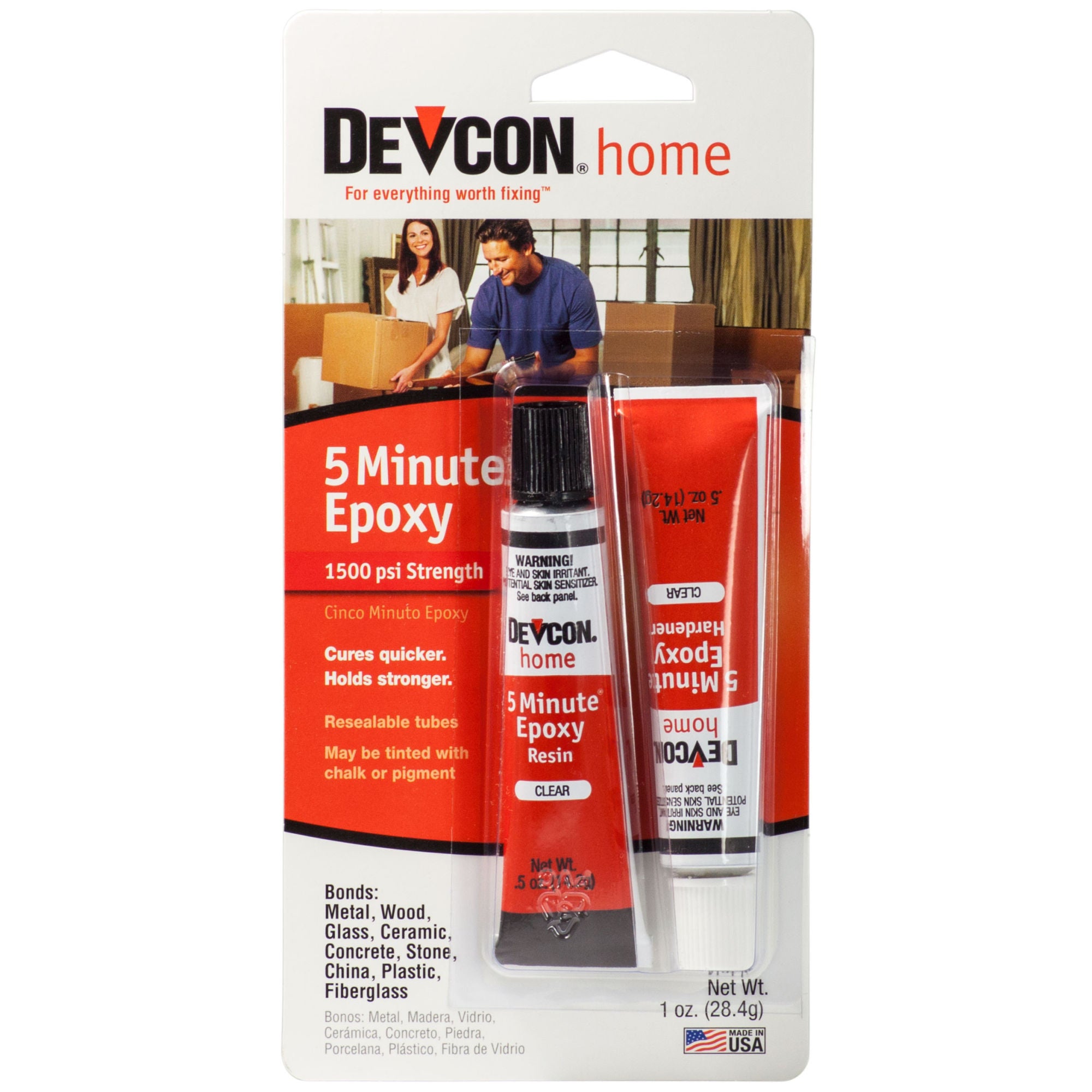 DEV20545 [file:DEV20545-1.jpg] 5 Minute Epoxy Glue (2x .5oz Tubes)