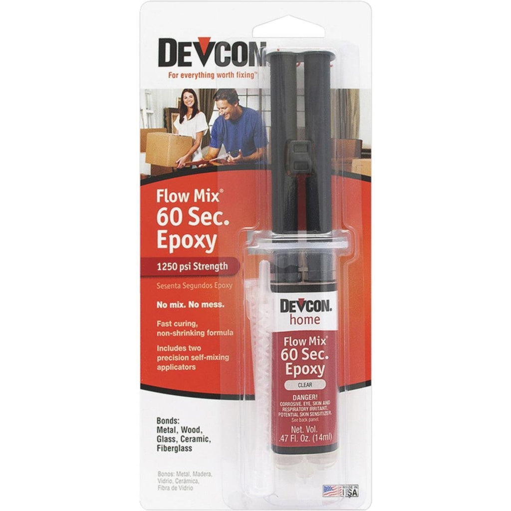 DEV21445 [file:DEV21445-1.jpg] 60 Second Epoxy Glue Flow-Mix (14ml Syringe)