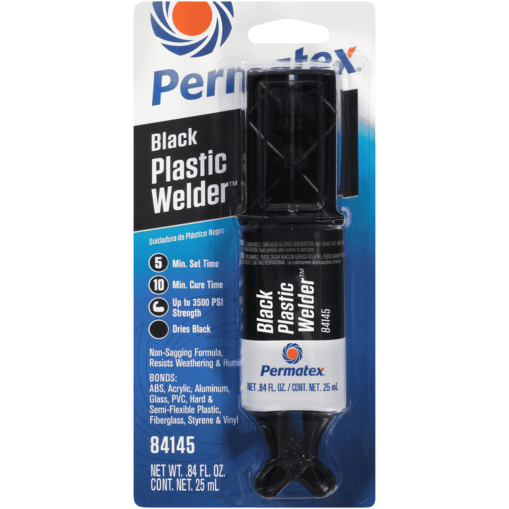 DEV84145-1 [file:DEV84145-1.jpg] Black Plastic Weld (25ml Syringe)