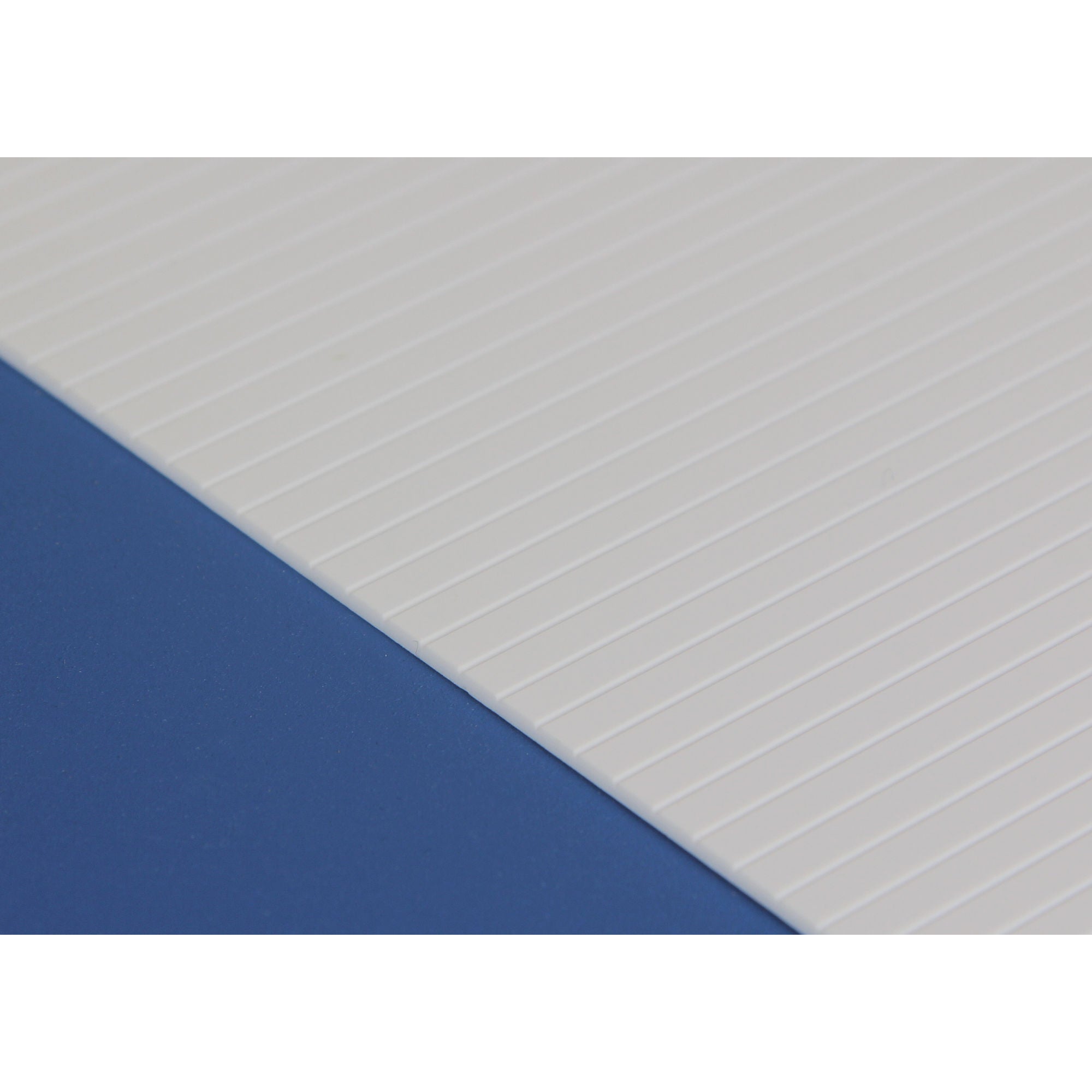 EVG14125 [file:EVG14125-1.jpg] V-Groove Siding Sheet, 300 x 600 x 1.0mm, 3.2mm Spacing (12 x 24 x .040in, .125in Spacing) (1 per pack)