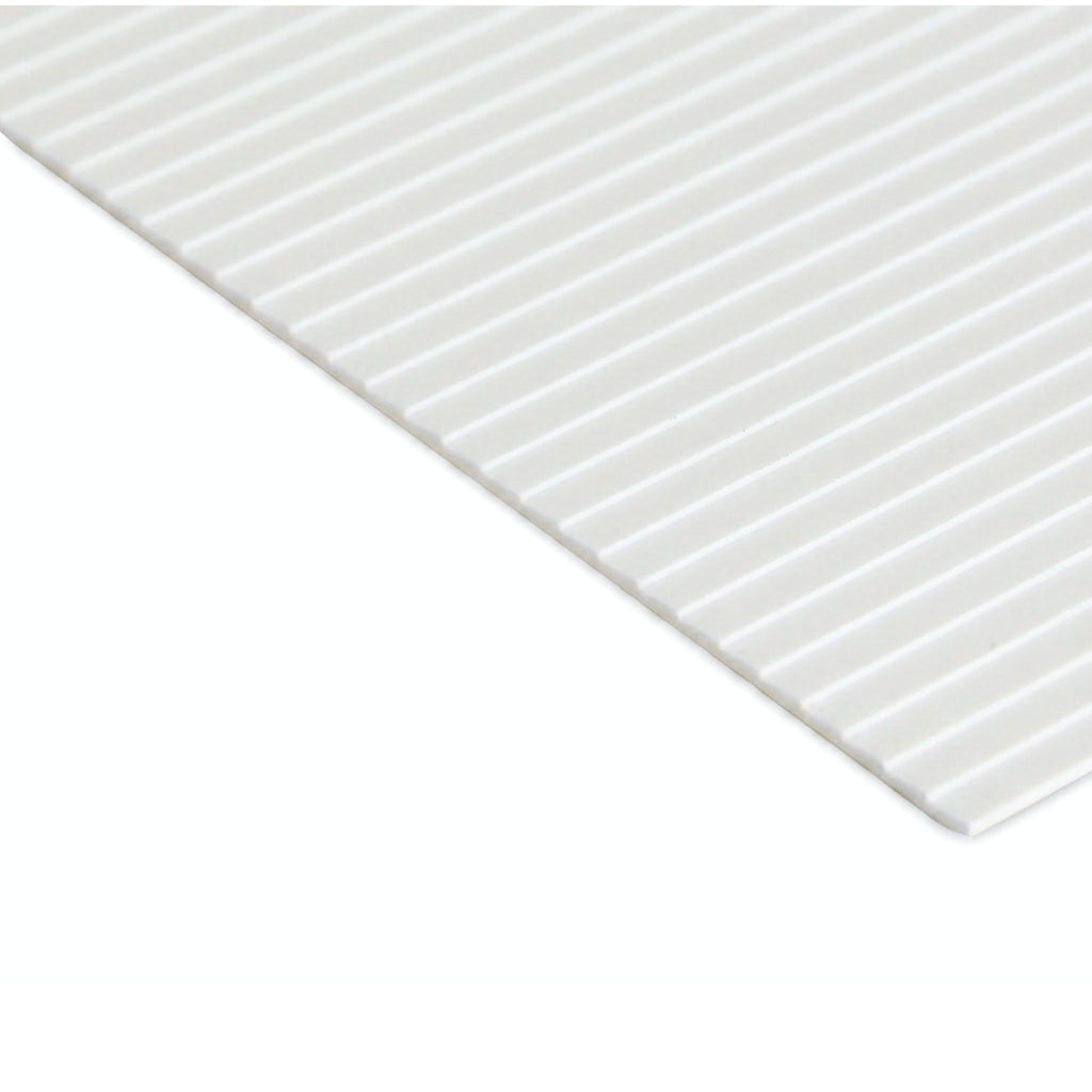EVG4031 [file:EVG4031-1.jpg] Clapboard Siding Sheet, 1.0 x 150 x 300mm (.040 x 6 x 12in), 0.8mm (.030in) Spacing (1 per pack)